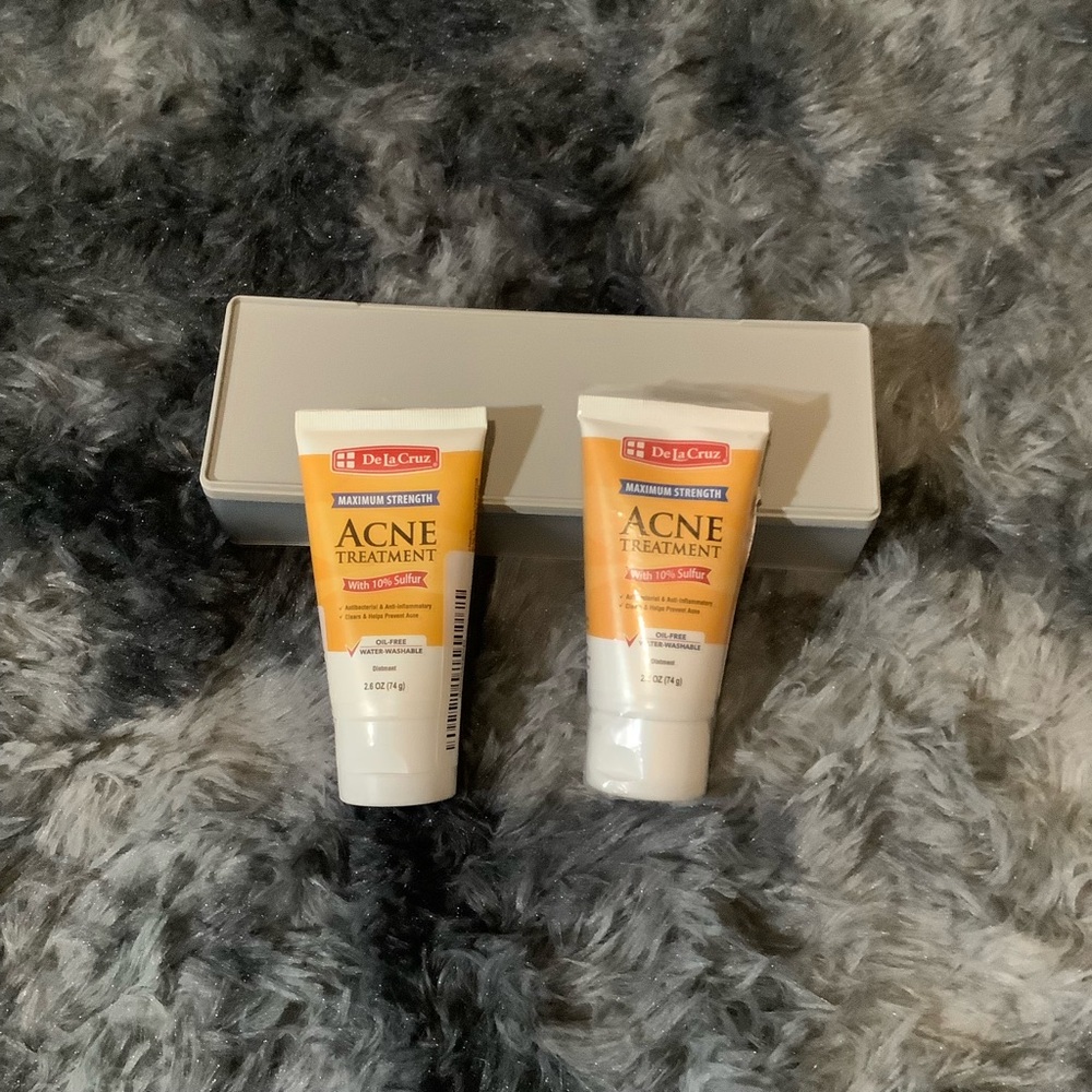 Maximum Strength Acne Treatment - Orange & White